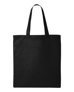 Economical Tote - BLACK - ONE SIZE | Q-Tees Economical Tote Bag in Black | Cotton Shopping Totes, Mom Friend, Tote Bag Black, Gym Gear, Brand Promotion, Beach Essentials, Farmer's Market, Black Tote, College Student