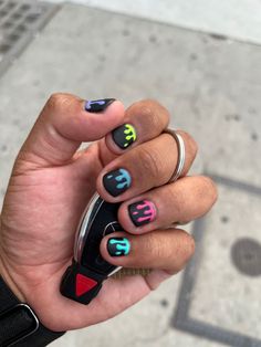 93 extraordinary nail art men Cool Mens Nail Designs, Male Polish Ideas, Black Nail Art Designs Men, Nail Art Kulit Hitam, Masculine Painted Nails, Nail Art Design Men, Malepolish Nails, Men Nail Polish Design, Cool Nail Art For Men