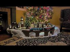 Christmas tree layout for 2021. Lionel scale polar express. - YouTube Christmas Tree Train Platform, Train Under Christmas Tree, Train Around Christmas Tree, Polar Express Christmas Tree, Train Table Layout, Christmas Trains, Lionel Trains Layout, Halloween Train, Train Display