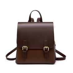 Gender: Women Type: Backpack Features: Adjustable Strap, Inner Pockets Main Materials: Cowhide Lining: Polyester Type of Closure: Magnetic Snap Style: Casual, Daily, Stylish Size: Length: 23.00 cm/ 9.06 " Width: 12.00 cm/ 4.72 " Height: 27.00 cm/ 10.63 " Backpack Free, Gucci Tote Bag, Michael Kors Tote Bags, Backpack For Women, Backpack Material, Bag Pack, Minimal Classic, Gucci Tote, Women Leather Backpack