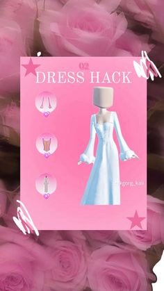 Idea de vestido (no vip) Dress Hack, Fancy Dress Code, Vip Dress, All Body Workout, Bratz Inspired Outfits, Aesthetic Roblox Royale High Outfits, Combo Dress, How To Get Better, School Dresses