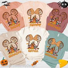 Fall Disney Shirts For Family, Disney Family Shirts Thanksgiving, Thanksgiving Disney Shirts For Family, Animal Kingdom Thanksgiving Shirt, Group Disney Shirts Thanksgiving, Disney Thanksgiving Shirts, Thanksgiving Disney Shirts, Disney T-shirt With Cartoon Print For Fall, Familt Thanksgiving Shirts