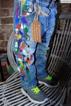 Unique Kids Gifts, Handpainted Jeans, Alter Jeans, Fancy Birthday Party, Fancy Birthday, Cargo Jacket Mens, Green Cargo Jacket, Knitted Fashion