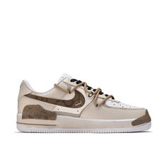 Custom Air Force 1 Low Extra Lace Mocha Khaki Step up your sneaker game with the Custom Air Force 1 Low Extra Lace Mocha Khaki. These hand-crafted sneakers feature a sophisticated blend of mocha and khaki hues with additional laces, offering a stylish and versatile look perfect for any occasion. Key Features: Mocha Khaki Design: Each pair boasts a rich mocha base paired with subtle khaki accents, creating a harmonious and elegant color combination. The sophisticated palette adds depth and versatility to the classic Air Force 1 silhouette. Extra Lace Detail: The inclusion of extra laces provides an added layer of customization, allowing you to switch up your look with different lace options. This detail enhances both the functionality and style of the sneakers. Premium Materials: Constructe Urban Brown Lace-up Custom Sneakers, Brown High-top Platform Sneakers For Streetwear, Brown Platform Sneakers For Streetwear, Khaki Lace-up Sneakers For Streetwear, Brown Lace-up Platform Sneakers For Streetwear, Beige Lace-up Sneakers, Beige Custom Sneakers For Sports With Round Toe, Beige Custom Sneakers With Round Toe For Sports, Urban Beige Sneakers With Gum Sole