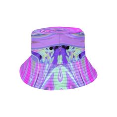 These Bucket Hats feature a Colorful Hot Pink and Purple Boho Hippie Swirl Original Design and will keep the Sun off your face on your trips to the Beach! The Unisex construction make it perfect for Women, Men, Teens and Tweens. Made from Chino Cotton Twill – these bucket hats are soft, comfortable, and fun! This Original Digital Oil Painting by My Rubio Garden features a Colorful Hot Pink and Purple Boho Hippie Swirl with Magenta, Aqua Blue and Lavender Accents. The result is a colorful, trippy Garden Features, Bucket Hats, Pink And Purple, Cotton Twill Fabric, Boho Hippie, Aqua Blue, Abstract Design, Cotton Twill, Original Design