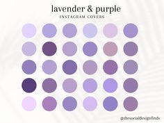 lavender and purple instagram covers