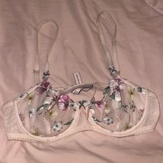 -I’ve Only Worn This Bra A Handful Of Times -Just Like New -Unlined Wicked Push Up Bra -Size 34c -Beautiful Embroidery Details -Matching Panties Available **Open To Offers:)) Cotton Bra, Model Fitness, Cotton Bras, Comfortable Bras, Beautiful Embroidery, Embroidery Details, Bra Lingerie, Push Up Bra, Bra Sizes