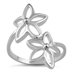 Top of ring height: 24.2mm

      Band width: 1.7mm

      Shank width: 1.7mm

    
 
       Metal:  925 sterling silver

      Finish: high polish Cheap Silver Open Flower Ring, Sterling Silver Open Flower Ring, Cheap Nickel-free Silver Flower Ring, Adjustable Nickel-free Flower-shaped Rings, Nickel-free Sterling Silver Open Flower Ring, Quality Rings, Shiny Rings, Silver Flower Ring, End To End