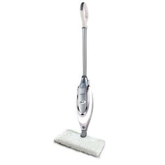 a silver vacuum cleaner on a white background