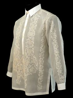 Barong Tagalog Wedding, Barong Wedding, Filipiniana Wedding, Filipino Wedding, Bespoke Shirts, Filipino Culture, Women Formals