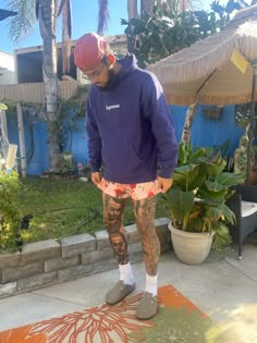 Men Leg Sleeve, Male Leg Tattoos, Updated Outfits, Leg Sleeve Tattoo Male, Black Teens Fashion, Tattoo Male, Tuff Fits, Mens Aesthetic, Nike Slippers