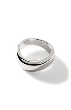 Minimalist design showcases the sculpted fluidity of this elegant ring band cast in polished sterling silver. Sterling silver Imported Sterling Silver Rings Bands, John Hardy, Silver Band Ring, Elegant Ring, Sterling Silver Bands, Ring Band, Showcase Design, Silver Band, Band Ring