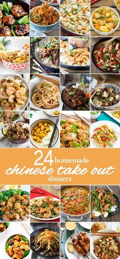 24 homemade chinese take out dinners that are ready in under 30 minutes or less to make