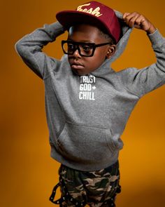 The Fit: Kids Unisex Hoodie Winter Hip Hop Hoodie With Adjustable Hood, Hip Hop Style Fleece Hoodie With Adjustable Hood, Fall Hip Hop Hoodie With Kangaroo Pocket, Hip Hop Hoodie With Kangaroo Pocket, Gray Hip Hop Hoodie With Drawstring Hood, Fit Kids, Severe Weather, Toddler Tees, Trust God