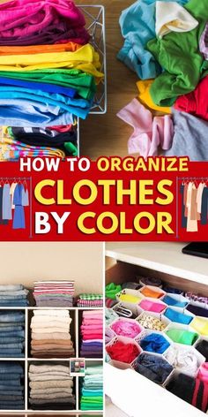 Stay organized this Christmas season with these 5 amazing organization tips! Start organizing and planning now for a stress-free Christmas this year. #organizationhacks #organizedchristmas #christmasorganization #christmasdecortips Organize Clothes By Color, Closet By Color, Color Coded Closet, Color Coordinated Closet, Diy Fabric Softener, Organize Clothes, Palette Organizer, Code Clothing