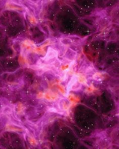 an image of purple and red space with stars