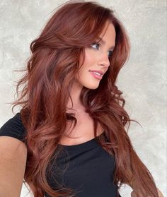 Hair Color 2024, Copper Brown Hair, Spring Hair Color Trends, Tattoo Nails, Hairstyles Anime, Rambut Brunette, Red Hair Inspo, Spring Hair Color