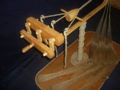 an old fashioned wooden toy on display