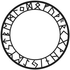 a black and white drawing of a circle with arrows on it's sides, in the center