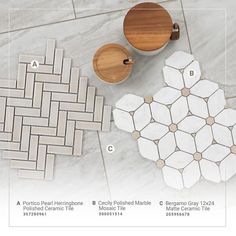 the instructions for how to install a mosaic tile in your kitchen or bathroom flooring