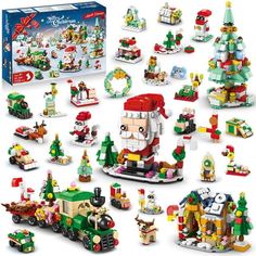 the lego christmas village set is in its box