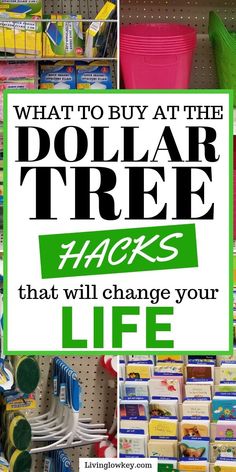 what to buy at the dollar tree hacks that will change your life