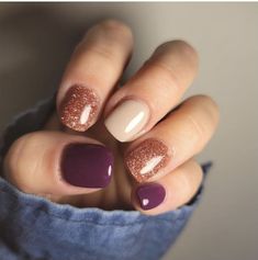 Art Nail Ideas, Biab Nails, Fall Gel Nails, Top Base, Cute Gel Nails, Shellac Nails, Get Nails, Dipped Nails, Fall Nail