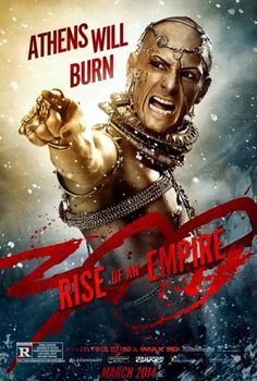 the poster for 300 rise of an empire