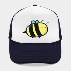 Yet another bee attempt. Buzz on lil buddy, go pollinate, spread love and scare children. Hokay? -- Choose from our vast selection of Trucker hats to match with your favorite design to make the perfect custom graphic Hat. Customize your color! For men and women. Buddy Go, Spread Love, Bumble Bee, Trucker Hats, Hat Designs, Trucker Hat, Bee, Men And Women, For Men