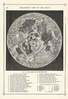 an old book page showing the earth as it is surrounded by other things