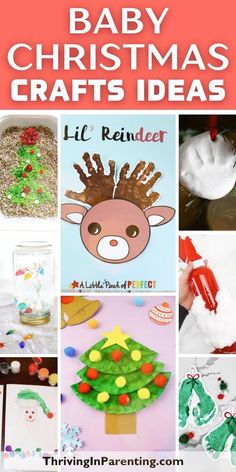 christmas crafts for babies and toddlers to make