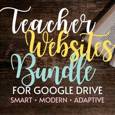 teacher website bundle for google drive