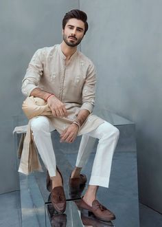 Man Dress Design, Kurta Pants, Boys Kurta Design, Wedding Kurta For Men, Groom Dress Men, Wedding Dresses Men Indian, Gents Kurta Design, Gents Kurta, Kurta Men