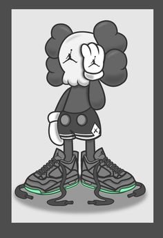 an image of a cartoon character wearing sneakers