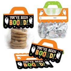 halloween treat bags with treats in them