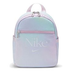 (PS) Nike Sportswear Futura 365 Mini Backpack 'Pink' DJ8069-695 Exterior Updates, Mochila Nike, Athletic Accessories, Mini Mochila, Buy Bags, Shoe Carnival, Pink Backpack, Nike Store, Girls Bags