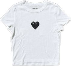 Cotton Streetwear Top With Heart Shape, Cotton Heart-shaped Top For Streetwear, Trendy Heart-shaped Tops With Graphic Print, Trendy Heart Print Tops For Streetwear, Trendy Cotton Tops With Heart Print, Trendy Fitted Heart Print Tops, Trendy Fitted Tops With Heart Print, Fitted Trendy Tops With Heart Print, Trendy Fitted Tops With Heart Graphic