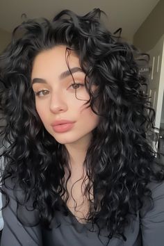 hair hairstyles,hair styles for long hair,hair cut,hair beauty,hair styles for medium hair,hair and skin and nails,hair hairstyling,hair length,hair straightener,hair drawing,hair cuts,hair colors #HairstyleTrends #HairTransformation #CurlyHairRoutine #BraidedHairstyles #HairColorInspiration #HairCareTips #ShortHairStyles #BalayageHair #WeddingHairstyles #HairAccessories #NaturalHair #HealthyHair #LongHairDontCare #MensHair #HairGoals #EasyHairstyles #HairGrowth #UpdoHairstyles #BlondeHair #HairProducts Haïr Cuts For Wavy Hair Girl, Wavy Dark Hair, Perm Inspiration, Curly Natural Hairstyles, Curly Hairstyles For Round Faces, Curly Asian Hair, Corte Shaggy, Layered Curly Haircuts, Perfect Curly Hair