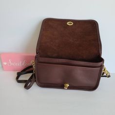 "Vtg Coach Original Pocket Purse Dark Brown soft and supple leather with brass hardware Roomy interior with one inner slip pocket and one outer slip pocket covered by a flap and secured with a turnlock Outer back pocket Can be used as clutch by removing the strap or used as a shoulder bag with it's 39\" strap Measures: 9.5\"L, 6\"H, 2\"W Made in the United States #A6D-9755 Cleaned, conditioned and ready to wear! Questions? Just ask More vintage coach styles/colors are also available G103" Classic Brown Bag With Cc Turnlock Closure, Classic Brown Shoulder Bag With Cc Turnlock Closure, Vintage Brown Flap Bag, Vintage Brown Flap Bag For Evening, Brown Vintage Flap Bag For Evening, Vintage Shoulder Bag With Cc Turnlock For Formal Occasions, Vintage Brown Evening Flap Bag, Classic Formal Shoulder Bag With Coin Pocket, Vintage Rectangular Bag With Cc Turnlock Closure