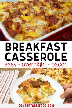 this breakfast casserole is easy to make and delicious