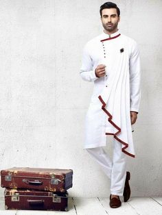 White Kurta Men, India Fashion Men, Jezebel Spirit, Pajama Men, Kurta Pajama For Men, Pajama For Men, Wedding Kurta For Men, Boys Kurta Design, Kurta Pajama Men