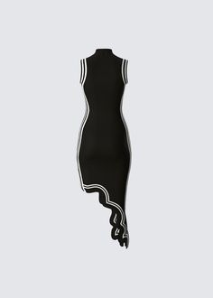 Crafted with premium thick knitwear and featuring a midi design with an asymmetrical side, this dress offers sophistication and style. Enjoy its timeless look for years to come. 100% Acrylic Models wear a size 'M' Amara Dress, Midi Design, Dresses For Sale, Knitwear, Models, How To Wear, Design