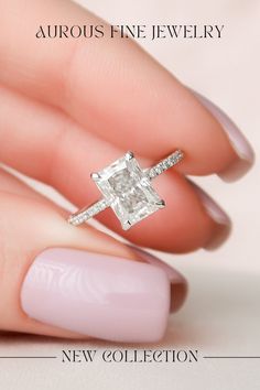 Radiant Diamond Engagement Rings, Hidden Halo Engagement Ring, Radiant Cut Engagement Rings, Radiant Diamond, Hidden Halo, Radiant Cut, Halo Engagement Ring, Diamond Halo, Halo Engagement