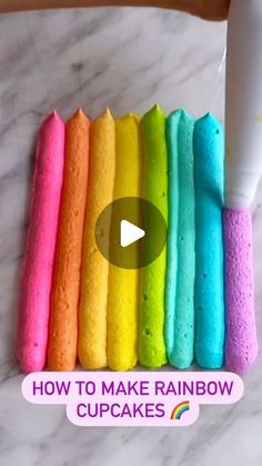 how to make rainbow cupcakes from scratchsticks and cake mix with video