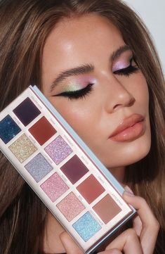 Dramatic Summer, Anastasia Beverly Hills Eyeshadow, Chrome Pink, Icy Pink, Chrome Green, Summer Eyes, Wedding Makeup Tutorial