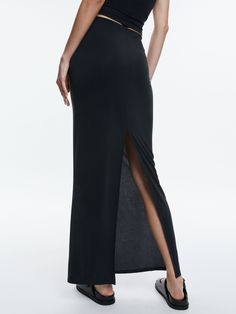 Evening Maxi Skirt With Stretch, Evening Stretch Maxi Skirt, Stretch Maxi Skirt For Evening, Elegant Fitted Floor-length Maxi Skirt, Chic Stretch Maxi Skirt For Evening, Chic Fitted Maxi Skirt For Night Out, Sleek Elastane Skirt For Night Out, Fitted Floor-length Maxi Skirt For Formal Occasions, Floor-length Stretch Skirt For Party