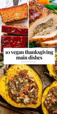 10 vegan thanksgiving main dishes that are delicious and easy to make in the oven