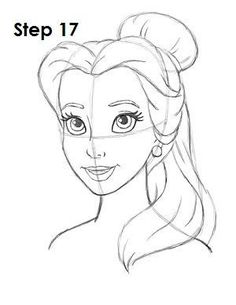 how to draw disney princess ariel from the little mermaid movie step by step drawing instructions