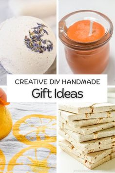 some different types of handmade gift ideas