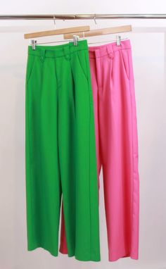 The Pleated Front Marly Pant by Grace and Mila is a wide waisted pair of pleated pants with Italian pockets on the front and a welt pocket on the back. The pant is fashioned with belt loops at the waist, a covered button, and a zipper closure. This elegant and chic trouser has everything to please for an assured look.

Green- Style #MARLY_12354-VERT
Pink- Style #MARLY_12354-Rose
98% Polyester, 2% Elastane

Hand Wash Cold, Hang Dry

Designed in France Interview Outfit, Pleated Pants, By Grace, Wide Pants, Green Fashion, Pink Fashion, Street Style Women, High Waisted Pants, Dress Pants